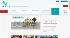 Desktop Screenshot of aphl.org